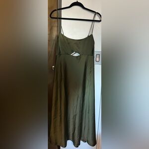 Vegan Banana Republic Cutout Midi Slip Dress 18